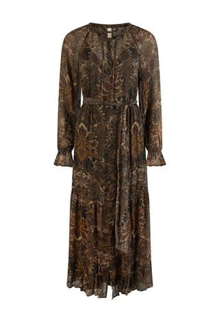 damask-button-through-gown-dress