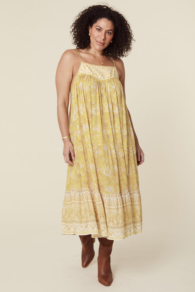 Mossy Strappy Midi Dress