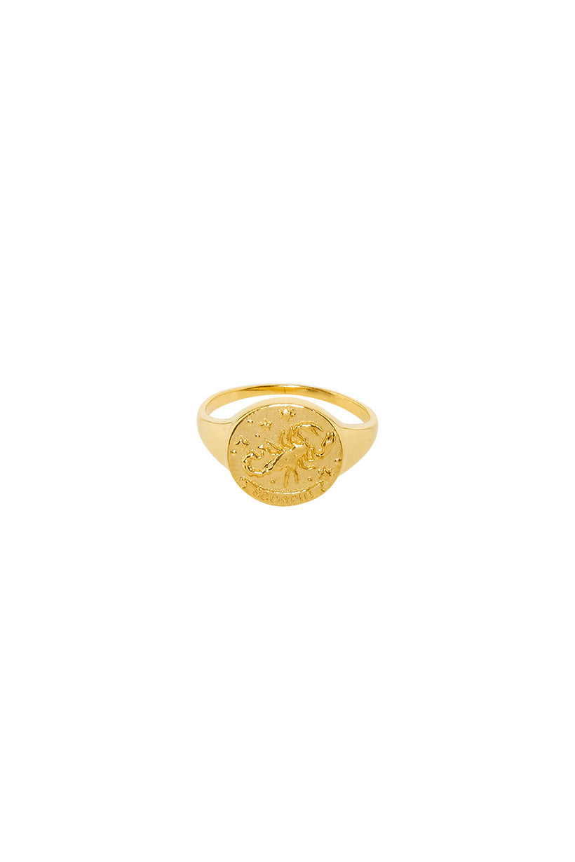 Scorpio Stargazer Zodiac Ring